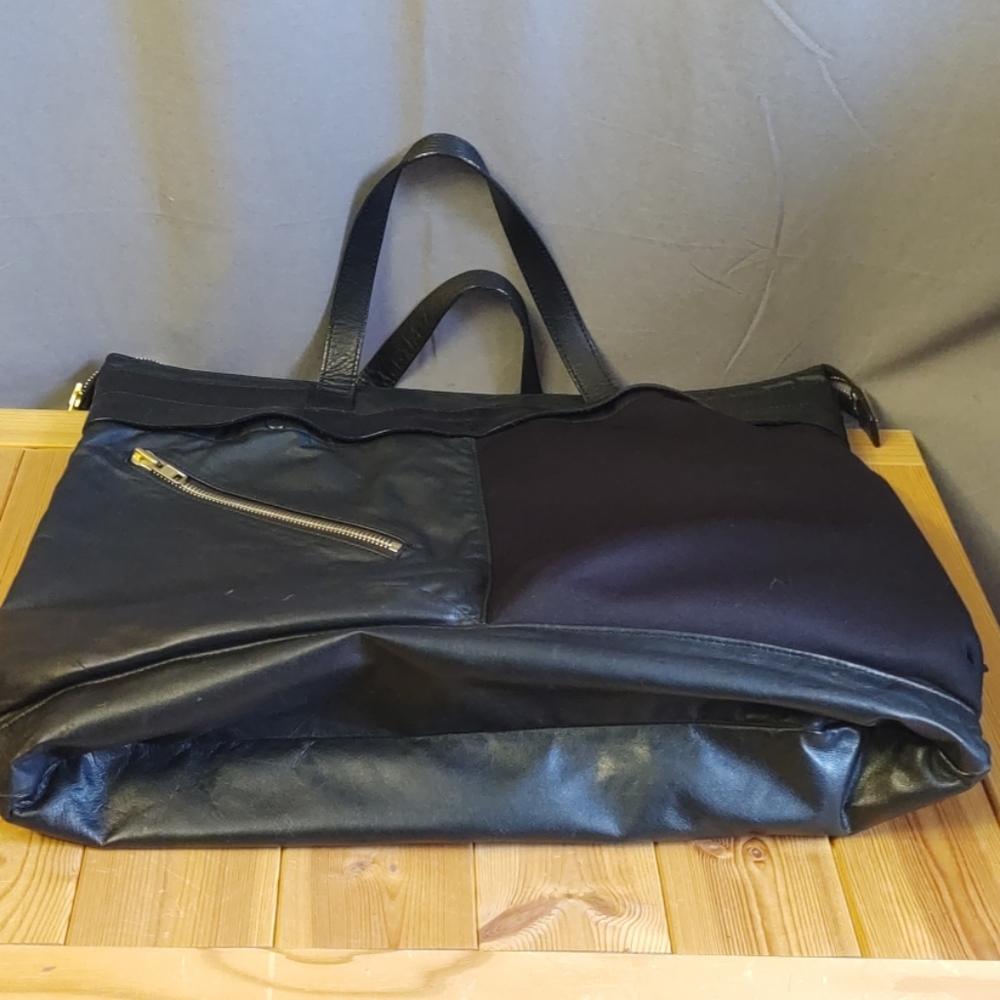 Tim Coppens Leather master - piece Tote Bag Black - Picture 7 of 8